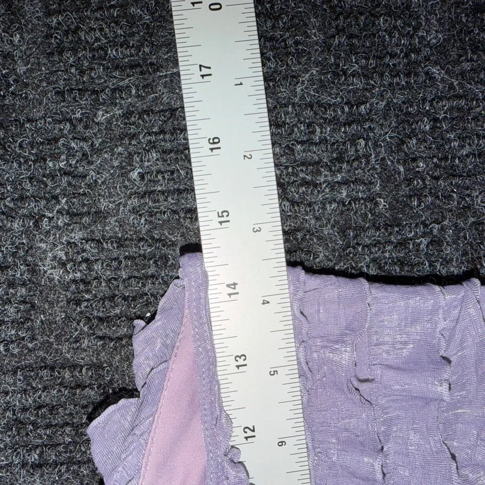 Vintage Charlotte Russe Lavender Purple Ruffle Strapless Tube Top Y2K Medium